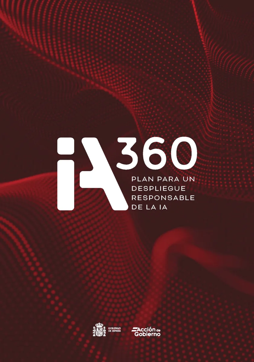 Portada del documento oficial «IA360: plan para un despliegue responsable de la IA» del Gobierno de España. Abre el PDF en el visor de Google